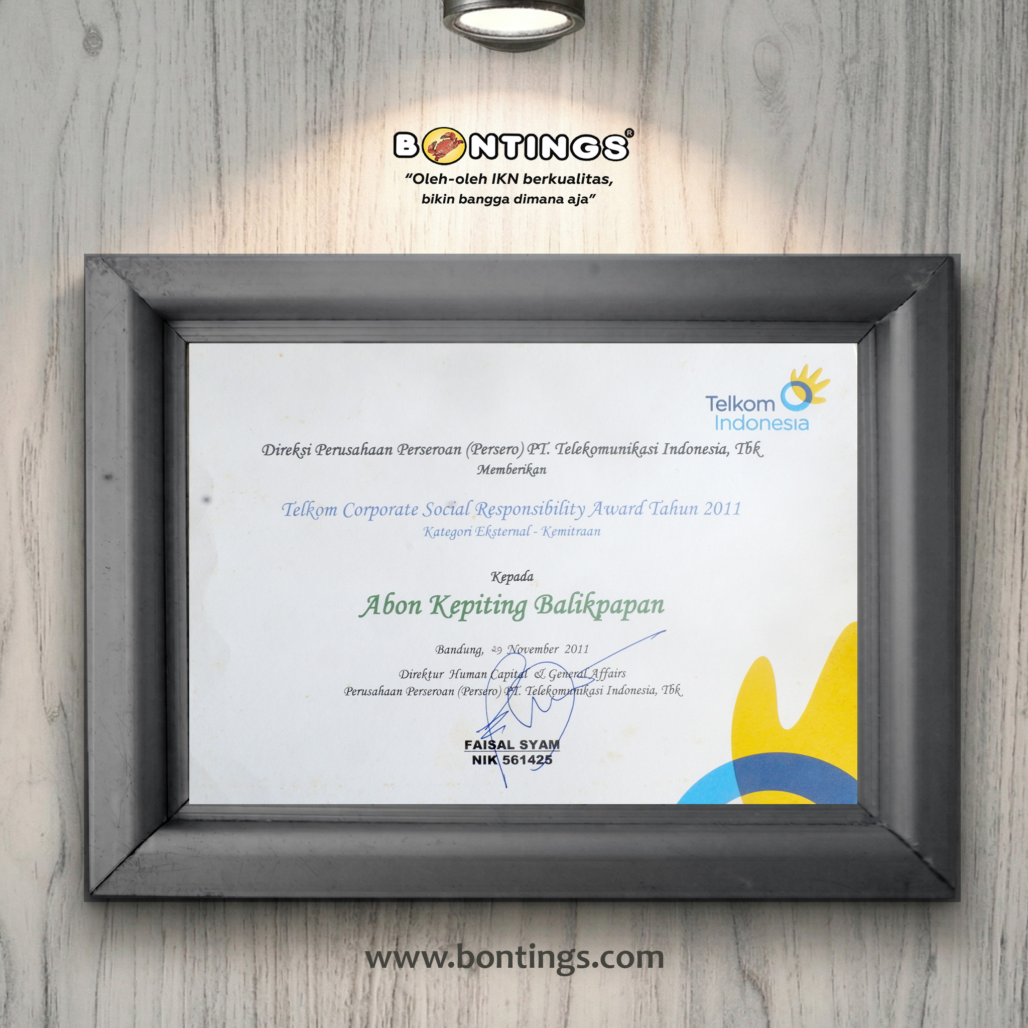 Telkom Responbility Social Award 2011